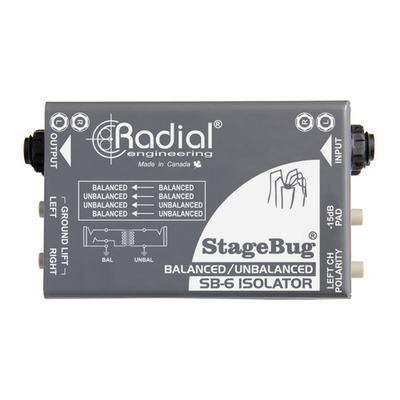 [RADIAL] Stage Bug SB-6 / 2채널 패시브 아이솔레이터