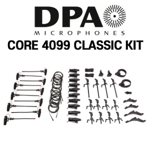 DPA CORE 4099 CLASSIC KIT 마이크10개 세트 (KIT-4099-DC-10C)
