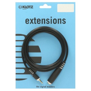 KLOTZ AS-EX3 클로츠 헤드폰 연장케이블 3M (3.5mm-5.5 TRS 소켓)